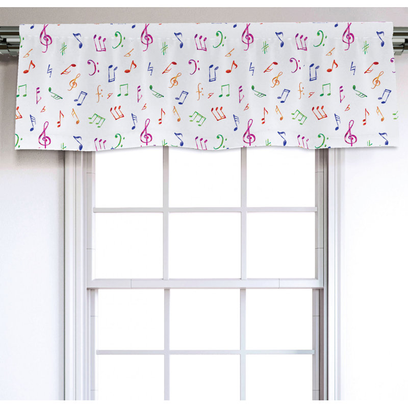 Sateen Ruffled Window Valance