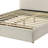 Mirelle Upholstered Platform Bed with Footboard Drawer-379271069-380536081