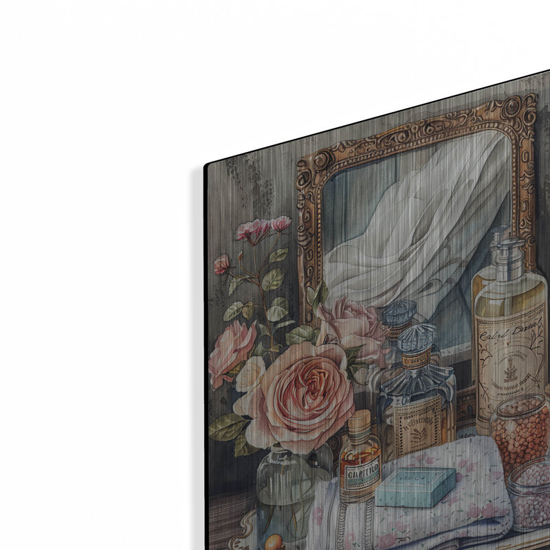 « Bath Salts » de Winston Porter, œuvre d'art murale en métal de Momart, 30,5 cm x 40,6 cm, H 16 po x l 12 po