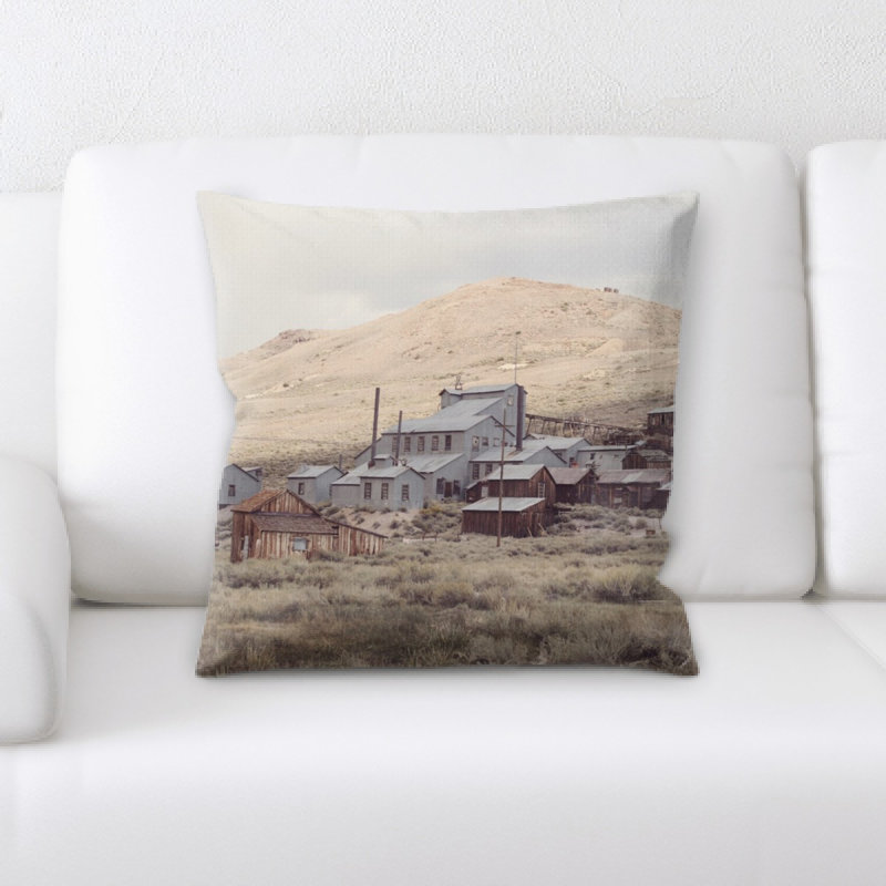 Microsuede Reversible Throw Pillow