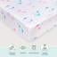 Wildkin Kids 100% Microfiber Crib Sheet – Soft, Breathable Fitted Sheet - Unicorn