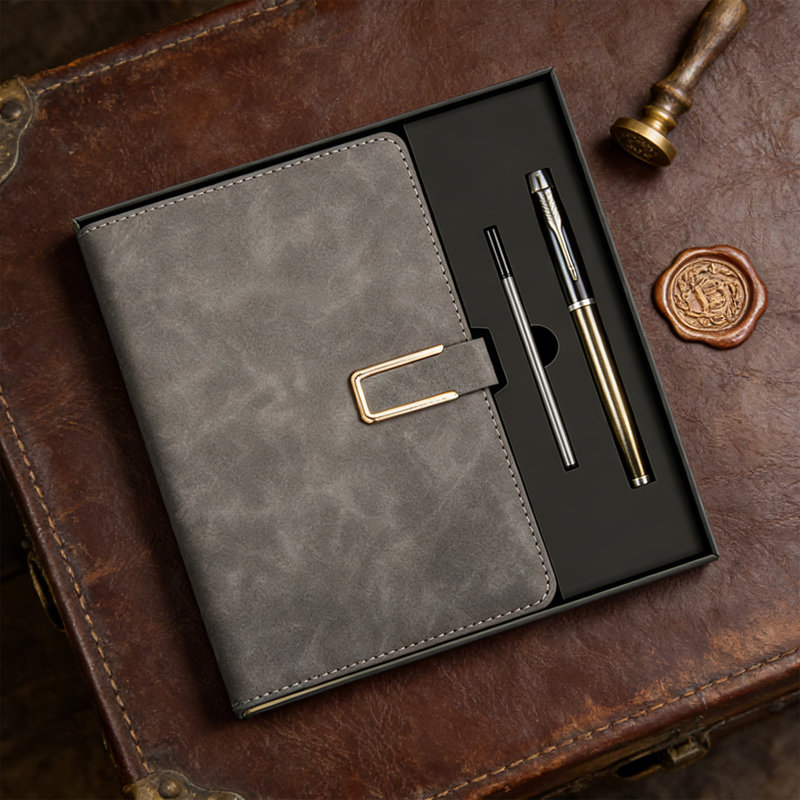 Cahier de réunion pour ordinateur portable, Noir