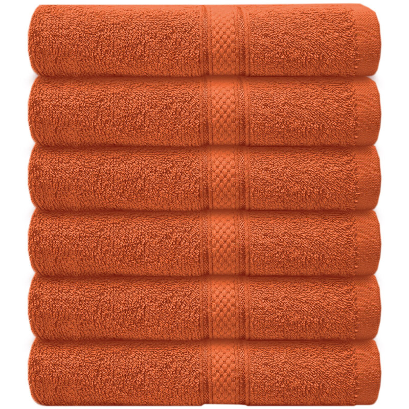Dezyre Supper Soft Hand Towel, Orange
