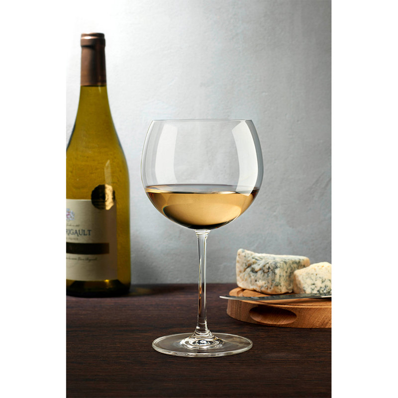 Vintage 18,5 oz. Verre à vin en cristal blanc