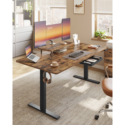 Adjustable Height Steel Standing Desk