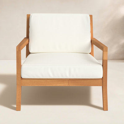 Echols Teak Patio Lounge Chair