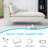55" Upholstered One Arm Chaise Lounge Chair with Adjustable Headrests And Lumbar Pillow-1006359852
