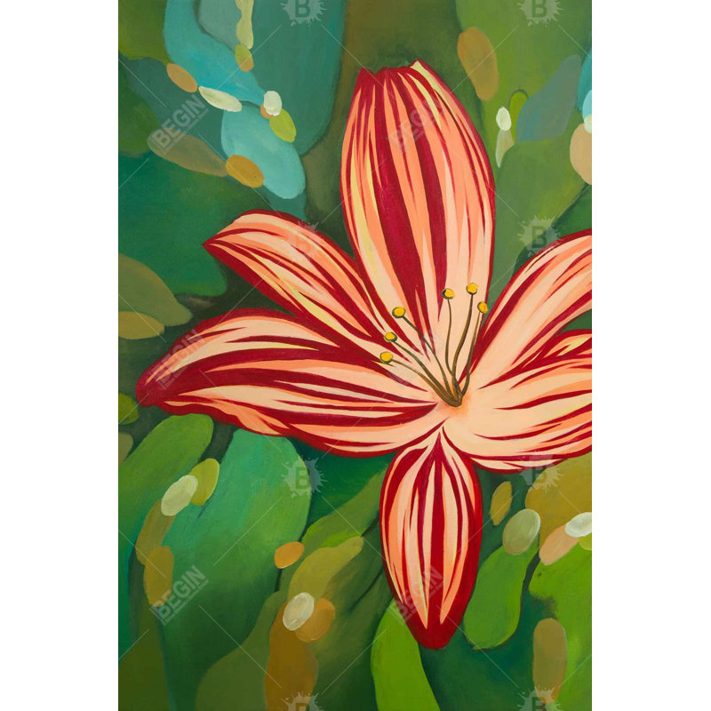 " Blaze Tiger Lilies "
