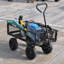 Les chariots de chariot de jardin facilitent le transport du bois de chauffage TC1840BKG