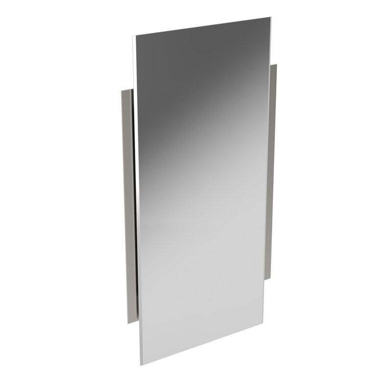 Surface 18" x 34" Mirror, Satin Nickel