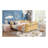 Full Size Low Profile Platform Bed Frame for Kids, Natural Pine Wood Foundation with Safety Design