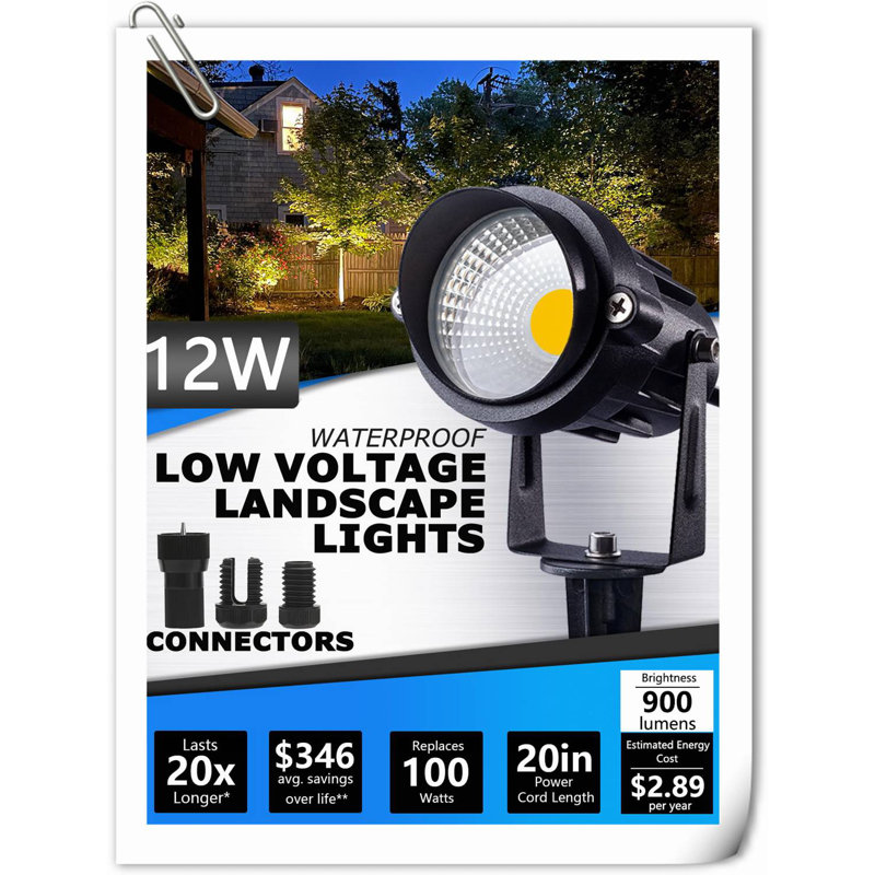 Projecteur à DEL intégré en aluminium noir satiné à basse tension