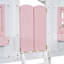 Lit superposé simple au dessus d'un lit simple avec toit, fenêtre, boîte de fenêtre, porte-1620393739