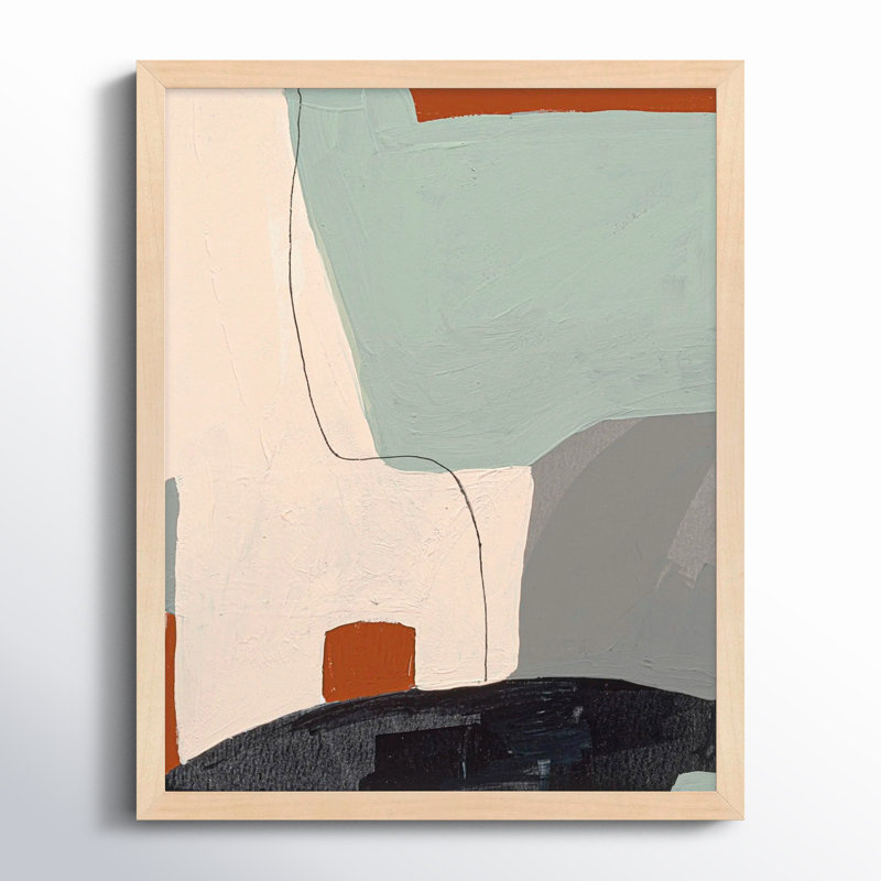 «Dreamscape 3» par Andrea Stokes - Reproduction sur papier encadrée, Encadrement brun, H 20 po x l 16 po x P 1,25 po