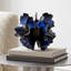 Vase décoratif bleu en céramique-1998714833