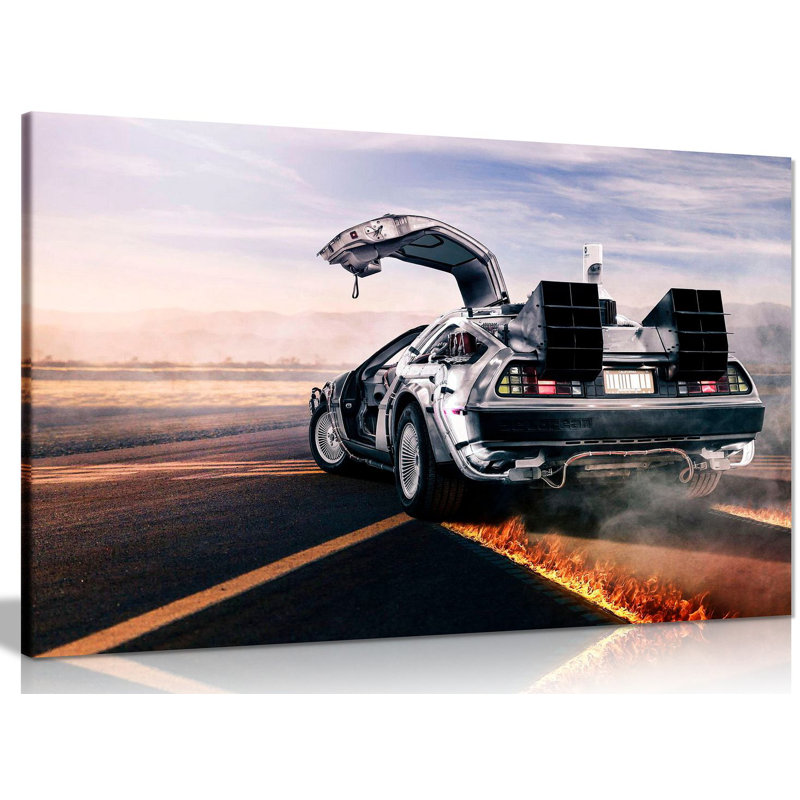 Back To The Future - Wrapped Canvas Print, 41cm H x 61cm W