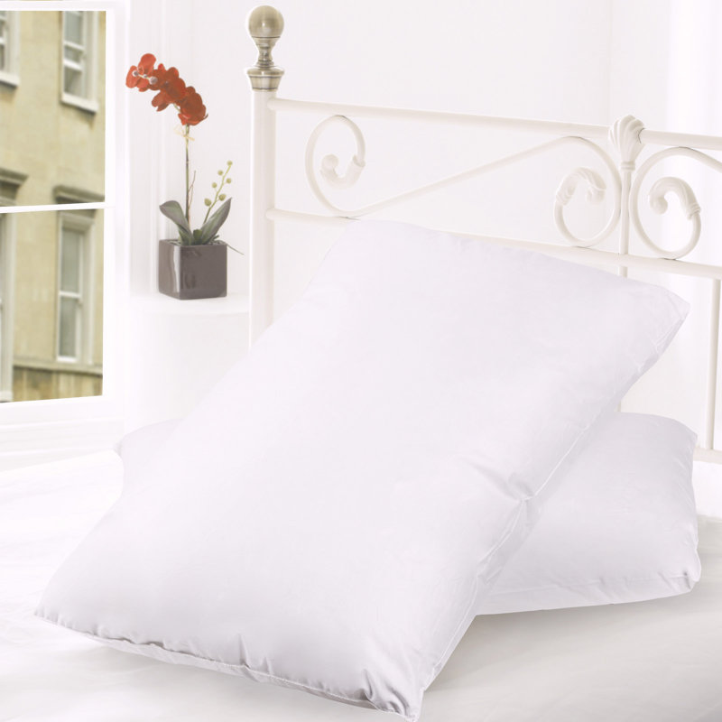 Bed Pillows for Sleeping Down and Feather 100% Premium Bed Pillow 2 Pack, Queen
