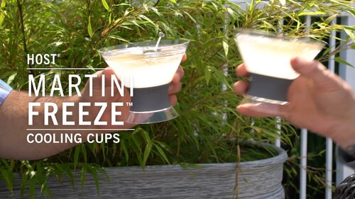 Host Freeze Cooling Cups, Martini, 9 Ounce