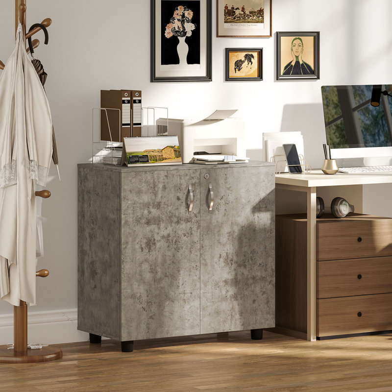 80cm Wide File Cabinet, Grey