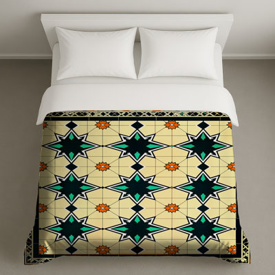 Housses de couette à motif géométrique étoile