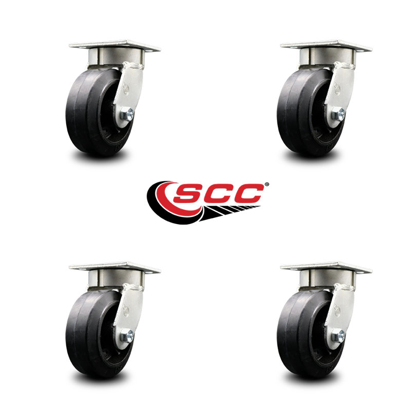 Kingpinless on Swivel Top Plate Caster