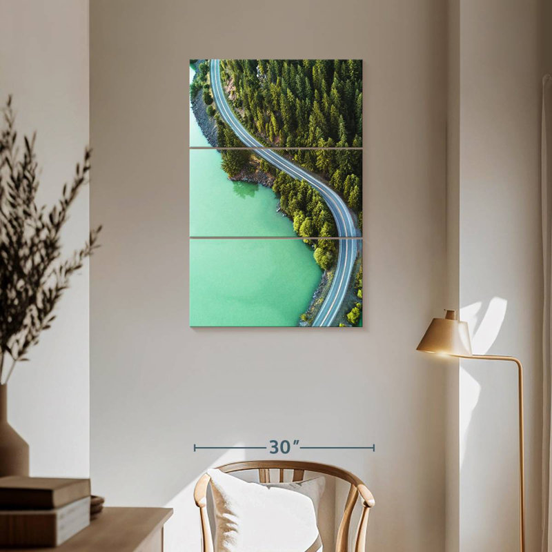 Vue aérienne de Mehar Diablo Lake Road, H 57 po x l 36 po