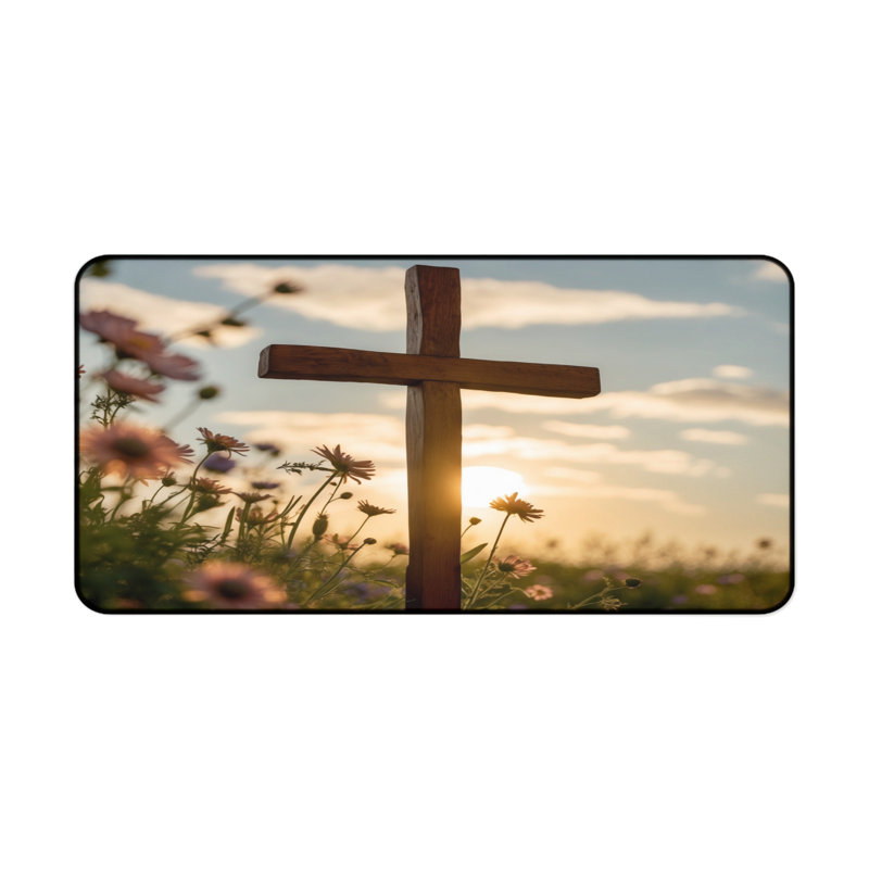 Polyester Desk Pad, 31.5x15.5