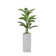 Artificial Palm Tree In A Square Beige Fiberstone Planter