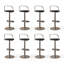 Chaise d'appoint Silver Wishbone (ensemble de 8)-908012333-908012337-908012340