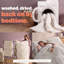 Silentnight Coverless 10.5 Tog Duvet and Pillowcase Set Faux Fur, White-135795690