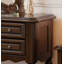 Table de coiffeuse vintage en bois massif avec tiroirs à compartiments multiples et plateau en bois massif assorti