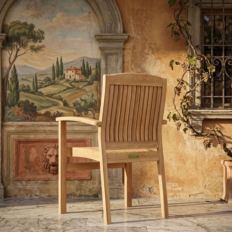 Kia Outdoor Teak Dining Armchair