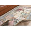 Tapis rétro vintage en patchwork turc de style Oushak beige avec de la laine nouée à la main pour un accent boho chic