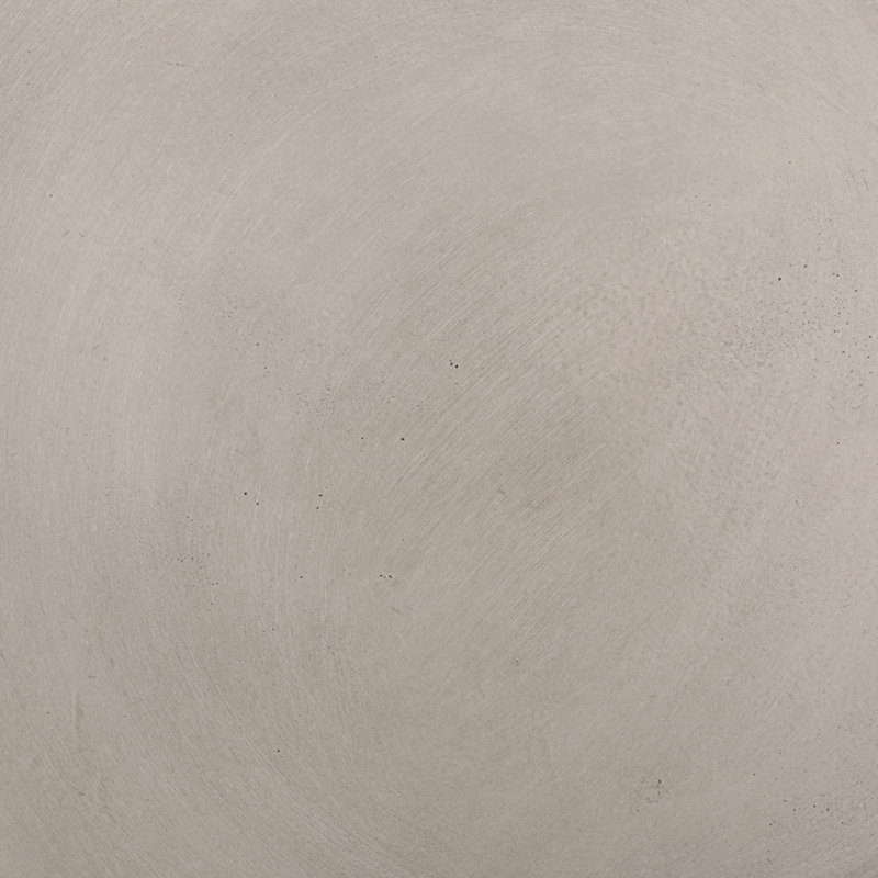 Table d'appoint d'extérieur en béton léger, table de bout MGO, gris clair