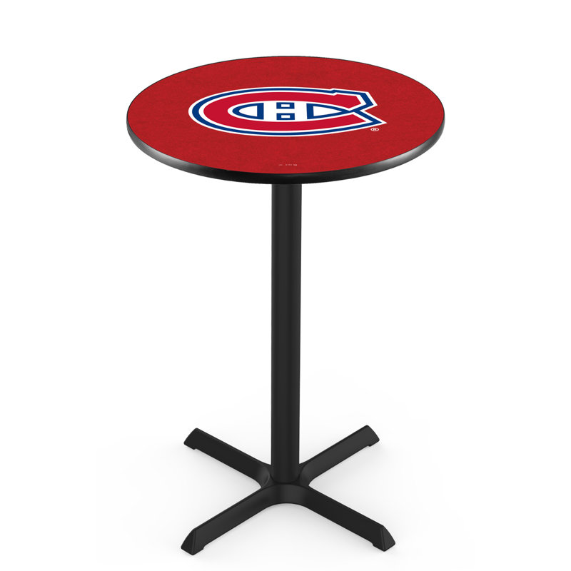 NHL Pub Table, Montreal Canadiens, 42" H x 28" L x 28" W