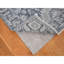 Tapis oriental gris anthracite 7 po 10 po x 10 po 2 po avec de la laine texturée noué à la main Oushak Influence 137607A2AF764F16985837D52D815D40