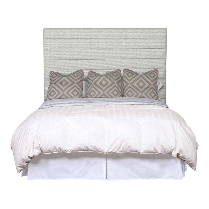 Kelsey King Upholstered Panel Headboard, Callaloo Cotton