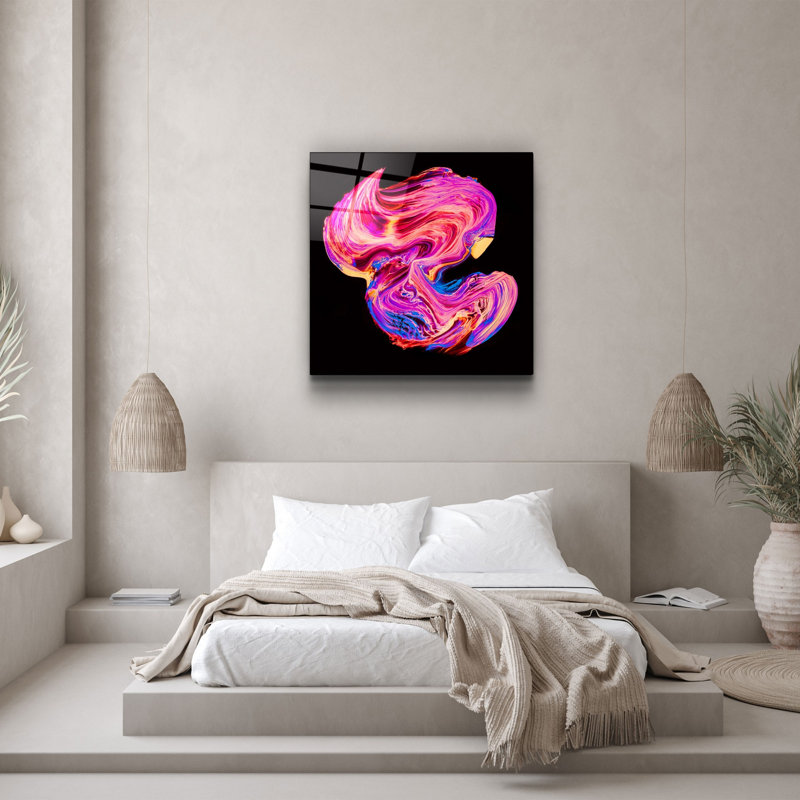 Peinture décorative en verre trempé