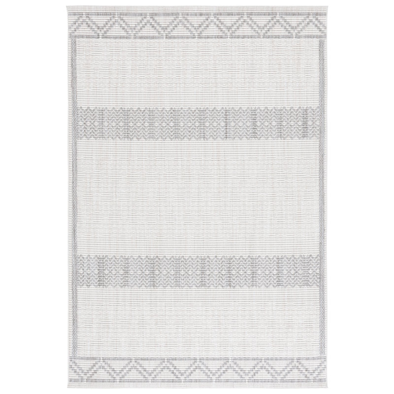 Tapis à chevrons performance performante MSR1908 Martha Stewart, Rectangle 5 pi 3 po x 7 pi 6 po