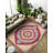 Marisol Blue Red Beige Oriental Machine Printed Cotton Polyester Area Rug-145770869