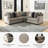 Akef Upholstered L-Shaped Sectional Left Hand Facing-1481560461