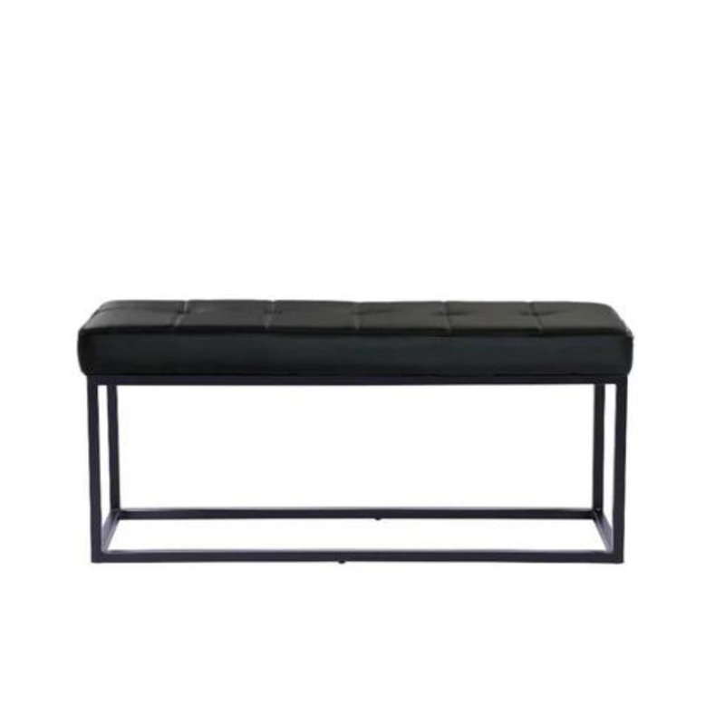 Banc à cheval Eliandra noir, Black, Noir