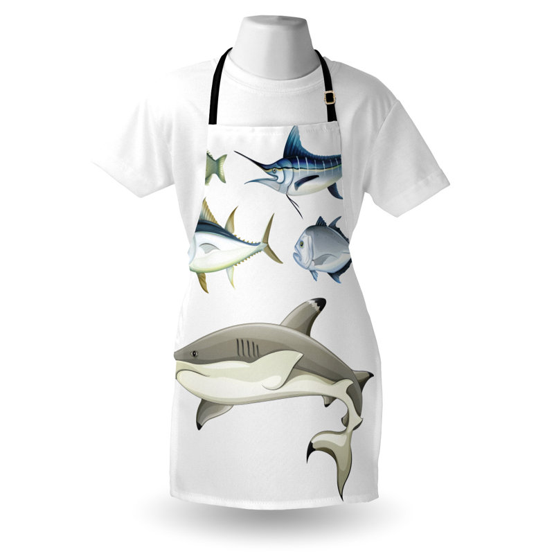 No Pattern Bib Apron