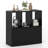 1 PCS Bookshelf with Cabinet 3-Cube Bookcase 3-Tier Book Shelf for Living Room Office Black-322901084-322901083