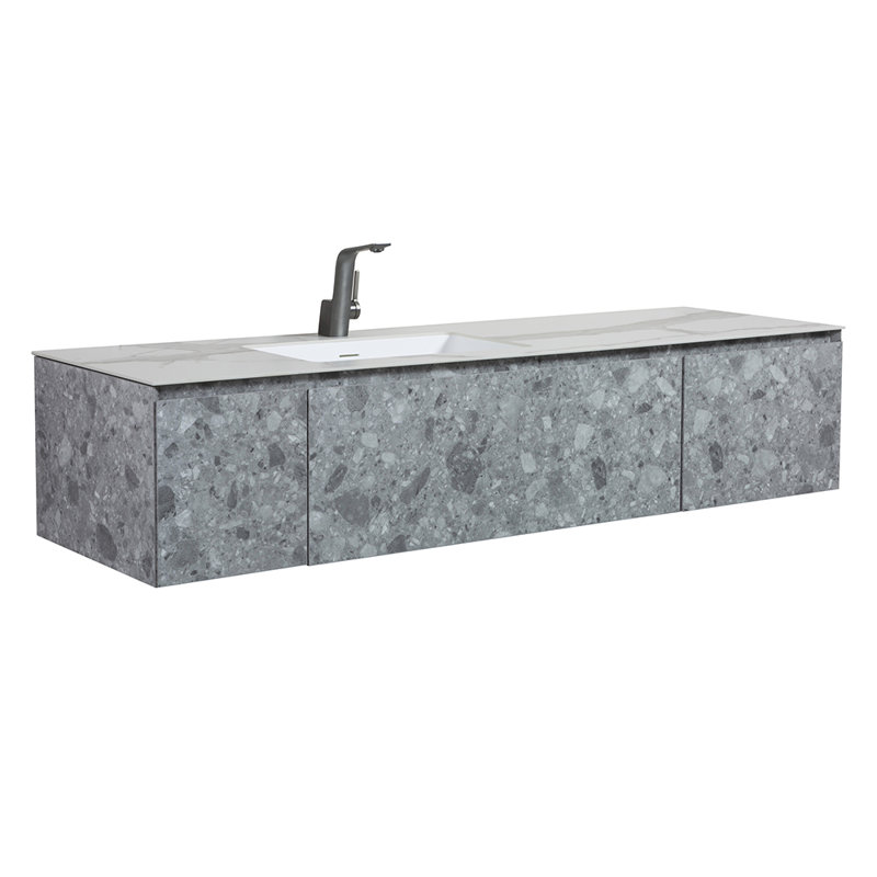 Ensemble de meuble-lavabo simple mural 65 po Wivestad