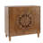 Hand-Carved Wooden 2-Door Cabinet