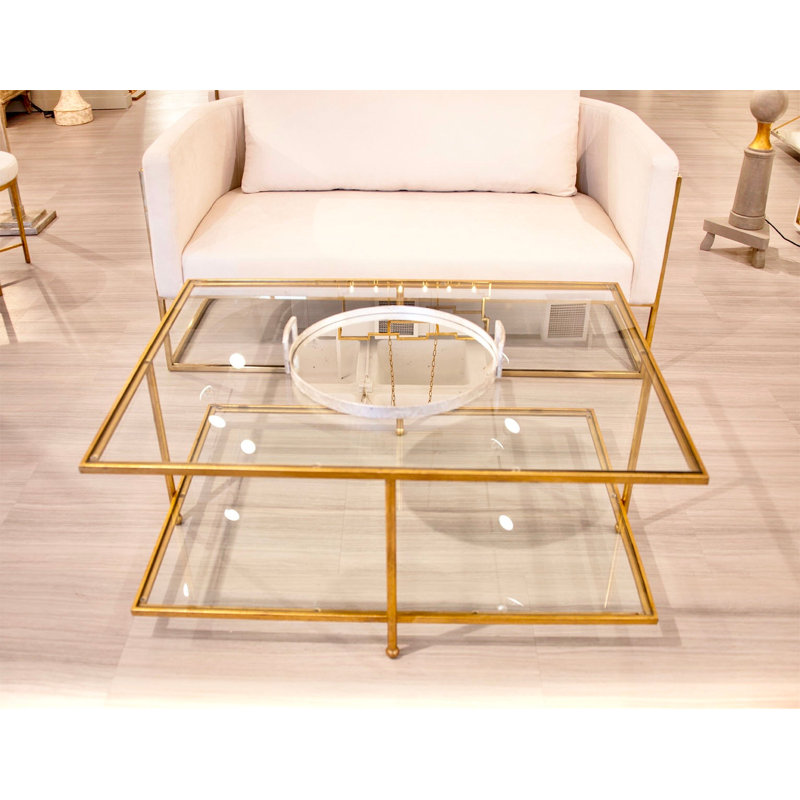 Romana Coffee Table, Silver