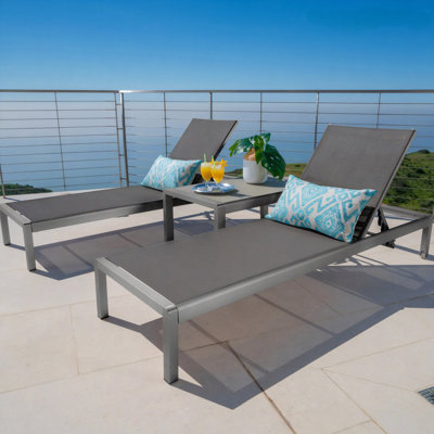 Chaise longue Kd (Mp2) (ensemble de 2)