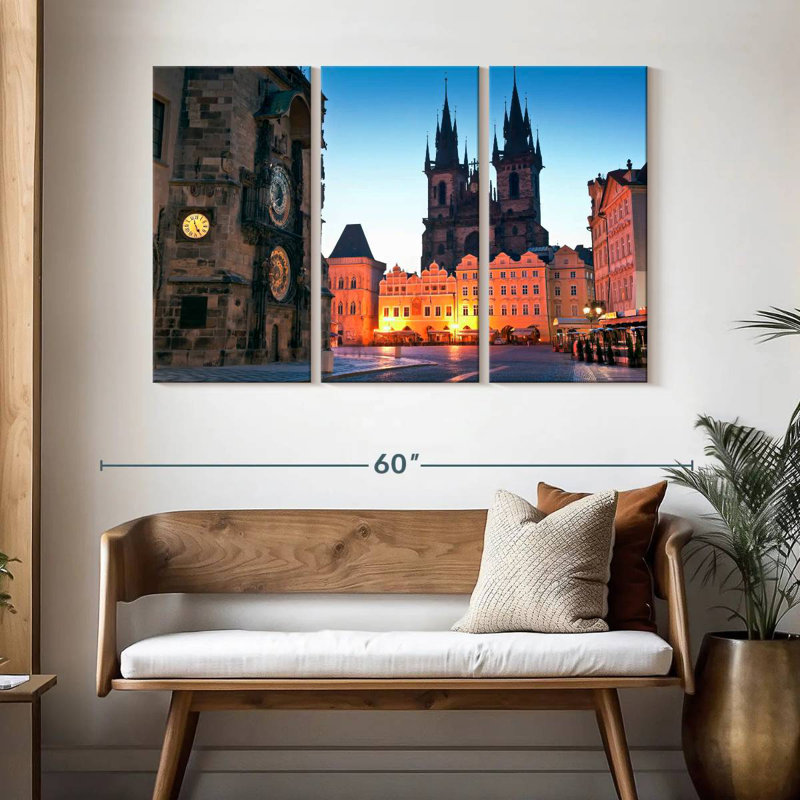 Rorry Prague Town Square, 32" H x 50" W
