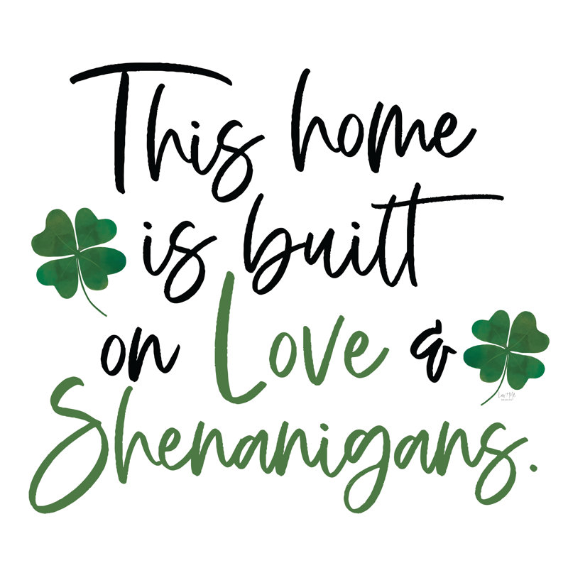 Love and Shenanigans 2885197, H 12 po x l 12 po, Non, Toile tendue